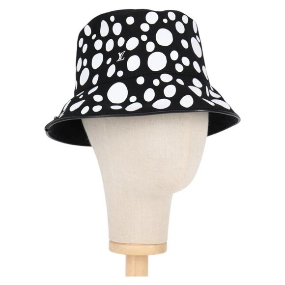 LOUIS VUITTON LVxYK Reversible Chapeau Infinity Hat Black M7072S Auth 138968A - Picture 1 of 12